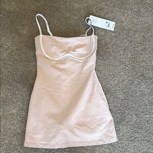 Pink Spaghetti Strap Dress